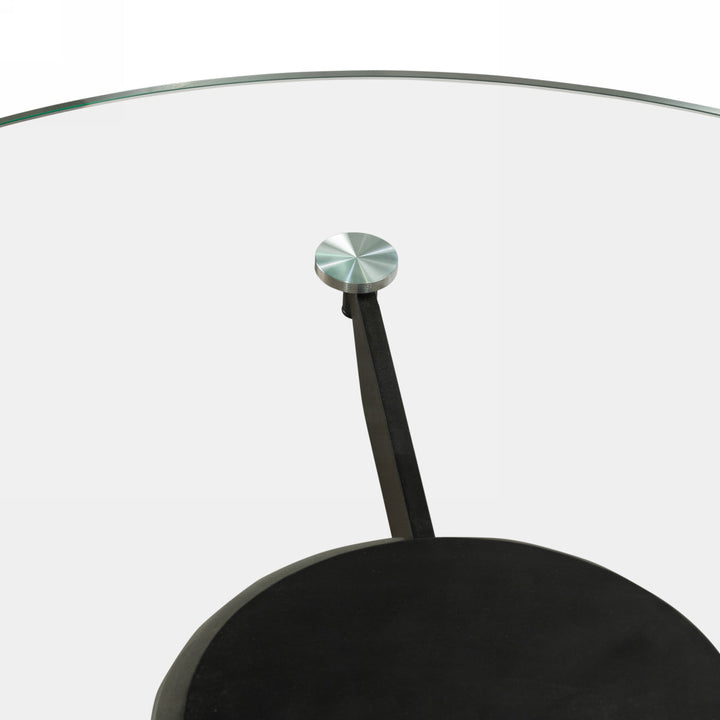 Nova Domus Essex Contemporary Concrete, Metal and Glass Coffee Table - MONAVILLA
