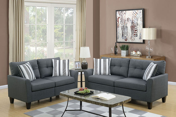 Poundex 2 Piece Sofa Set Model F6533 - MONAVILLA