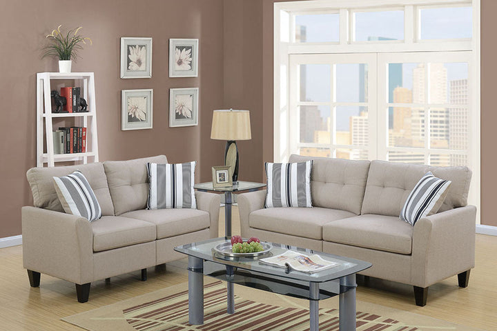 Poundex 2 Piece Sofa Set Model F6534 - MONAVILLA