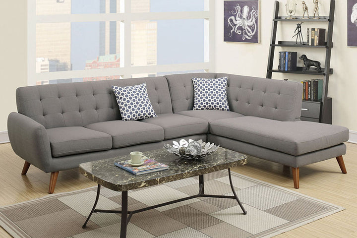 Poundex 2 Piece Sectional Sofa Model F6953 - MONAVILLA