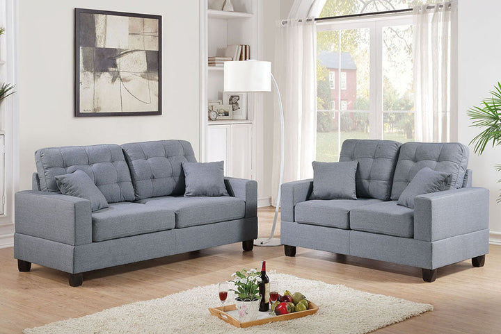 Poundex 2 Piece Sofa Set Model F7858 - MONAVILLA