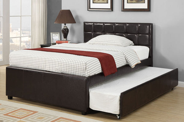 Poundex Twin Size Bed with Trundle Model F9215T - MONAVILLA
