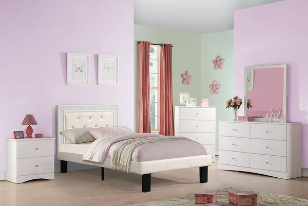 Poundex Twin Size Bed Model F9374T