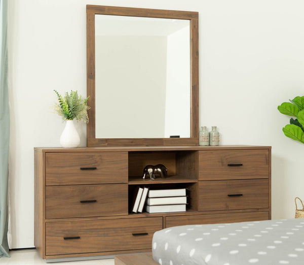 Nova Domus Fantasia Contemporary Walnut Dresser - MONAVILLA