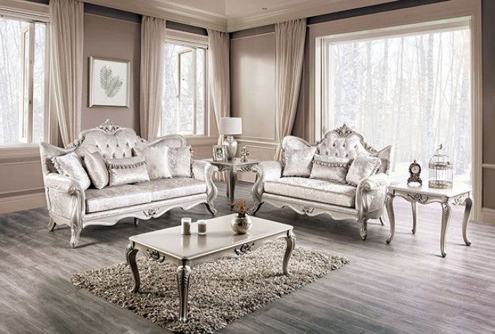 Furniture Of America Acapulco Traditional Off-White Chair Model FM65001WH-CH - MONAVILLA