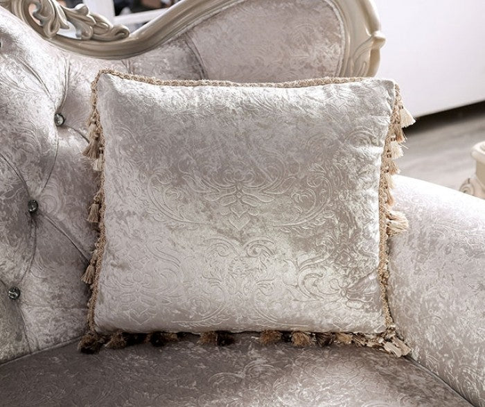 Furniture Of America Acapulco Traditional Off-White Chair Model FM65001WH-CH - MONAVILLA