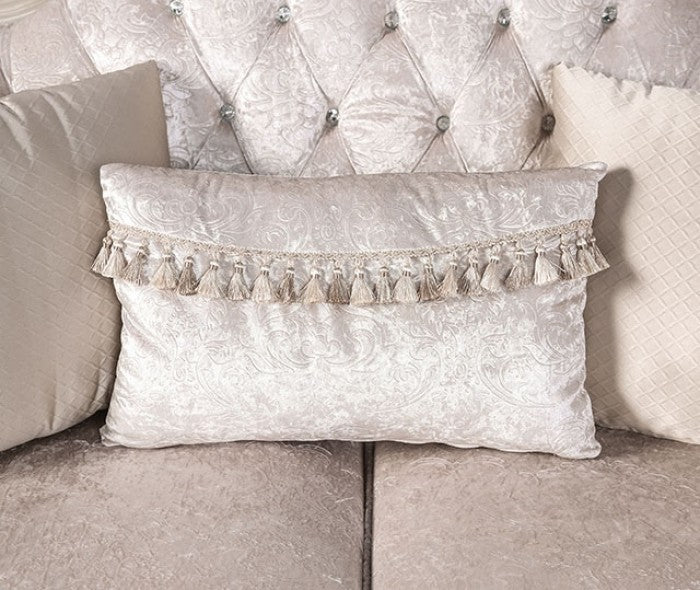 Furniture Of America Acapulco Traditional Off-White Chair Model FM65001WH-CH - MONAVILLA