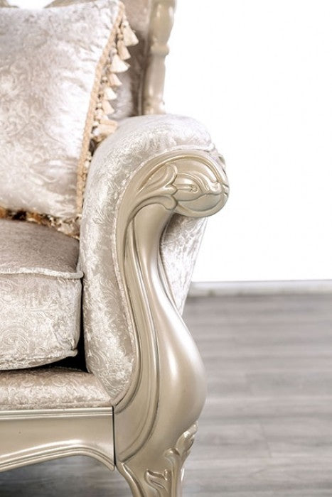 Furniture Of America Acapulco Traditional Off-White Chair Model FM65001WH-CH - MONAVILLA
