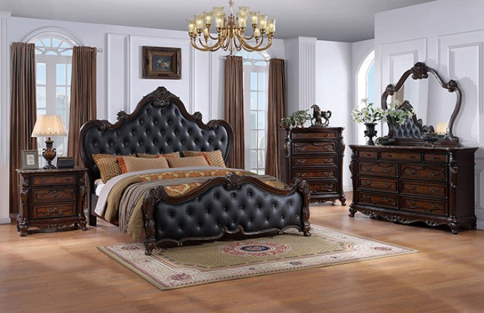 Furniture Of America Traditional Dark Cherry Ventresca Mirror Model FM7635CH-M - MONAVILLA