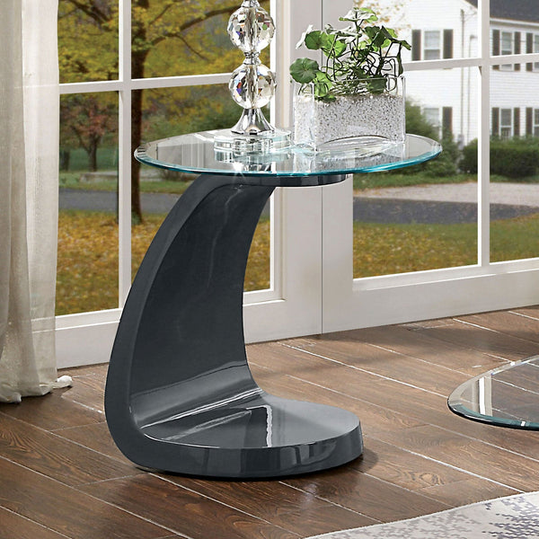 Furniture Of America Nahara Gray Contemporary End Table Model FOA4042GY-E-TABLE - MONAVILLA