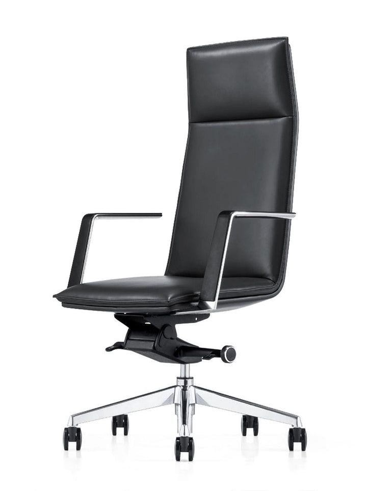 Modrest Gorsky Modern Black High Back Executive Office Chair - MONAVILLA