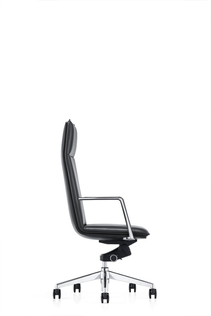 Modrest Gorsky Modern Black High Back Executive Office Chair - MONAVILLA