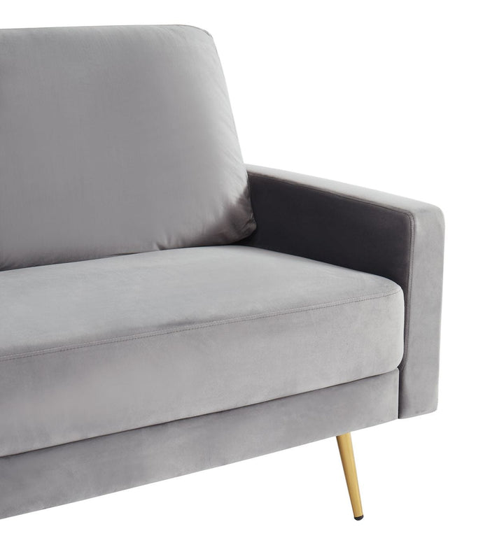 Divani Casa Huffine Modern Grey Fabric Sofa - MONAVILLA