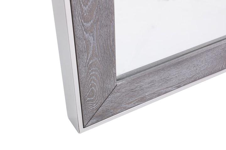 Modrest Arlene Modern Grey Elm Mirror - MONAVILLA