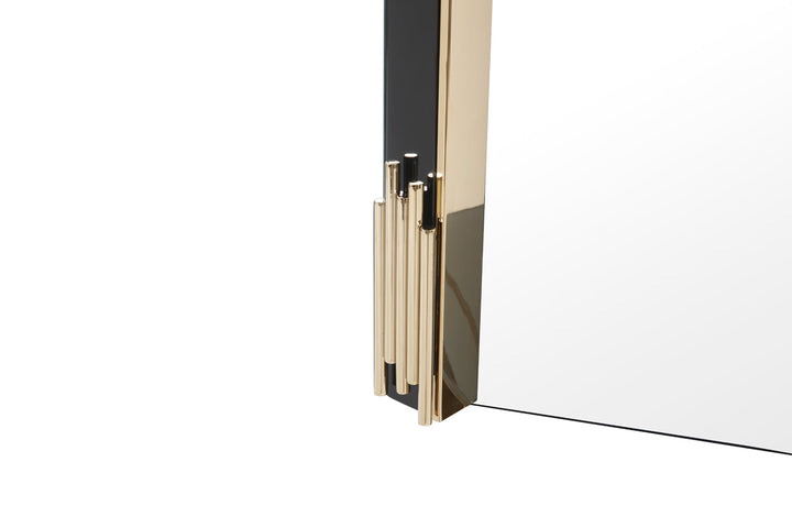 Modrest Token Modern Black & Gold Mirror - MONAVILLA