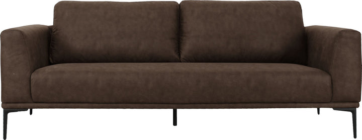 Divani Casa Jada Modern Brown Fabric Loveseat - MONAVILLA