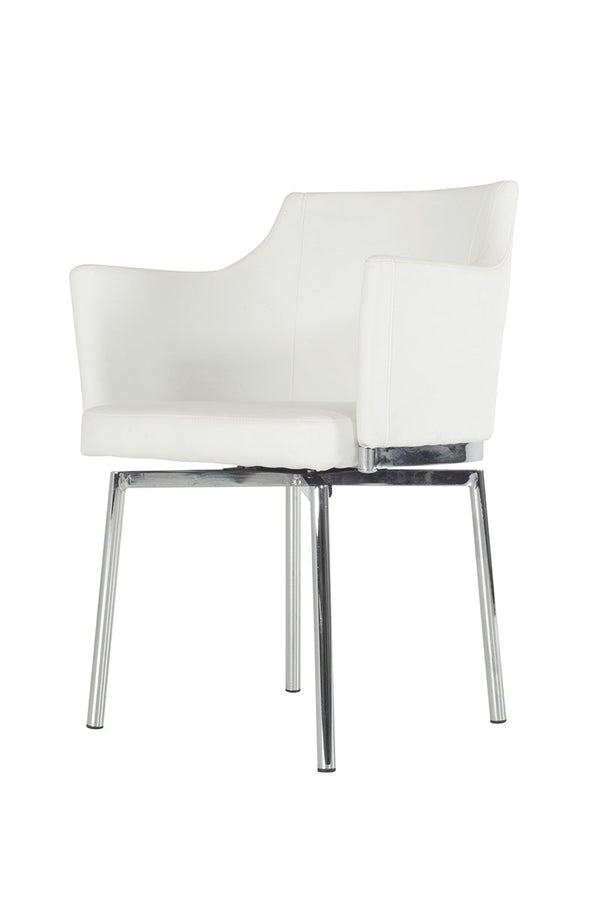 Modrest Kaweah Modern White Dining Chair - MONAVILLA