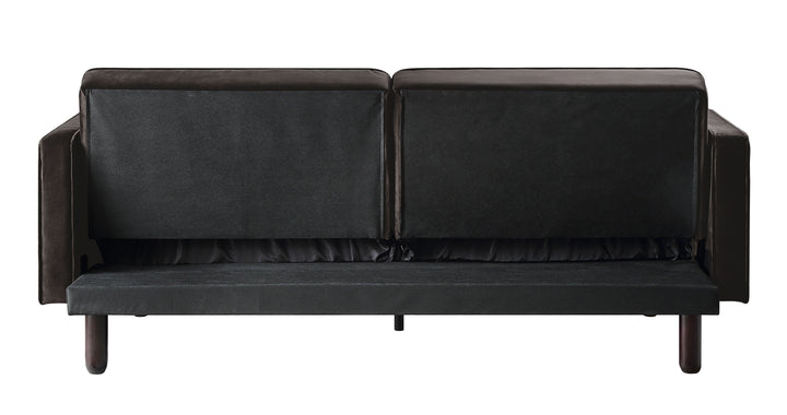 ACME Qinven Dark Brown Velvet Futon Model LV00086 - MONAVILLA