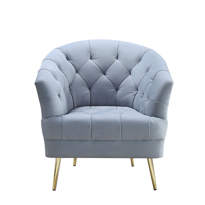 ACME Bayram Light Gray Velvet Chair Model LV00208 - MONAVILLA