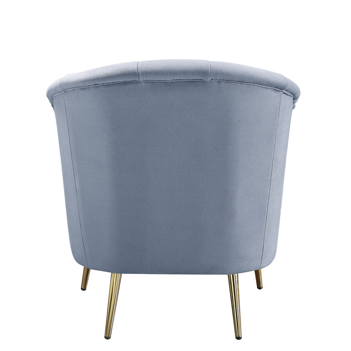 ACME Bayram Light Gray Velvet Chair Model LV00208 - MONAVILLA