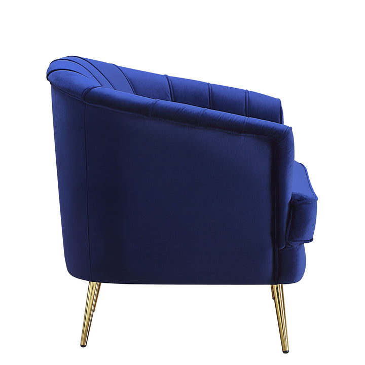 ACME Eivor Blue Velvet Chair Model LV00211 - MONAVILLA