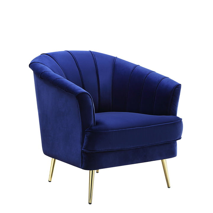 ACME Eivor Blue Velvet Chair Model LV00211 - MONAVILLA