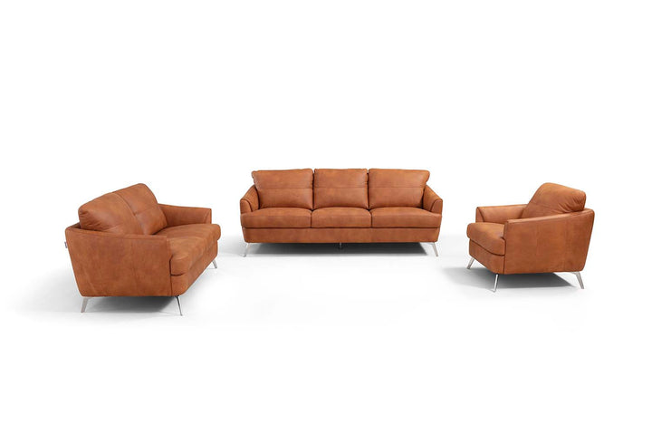 ACME Safi Cappuchino Leather Loveseat Model LV00217 - MONAVILLA