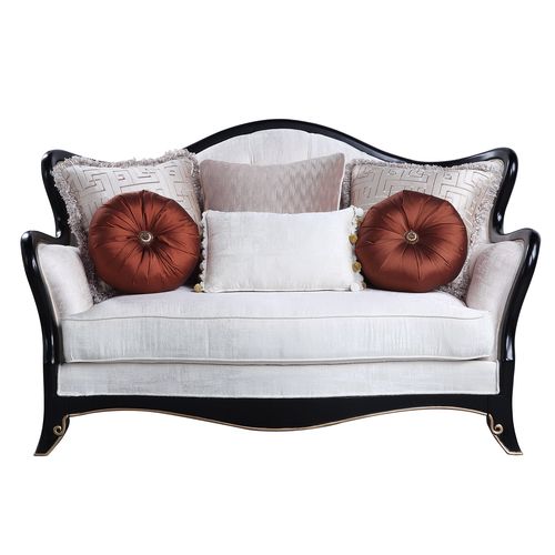 ACME Nurmive Beige Fabric Loveseat Model LV00252 - MONAVILLA