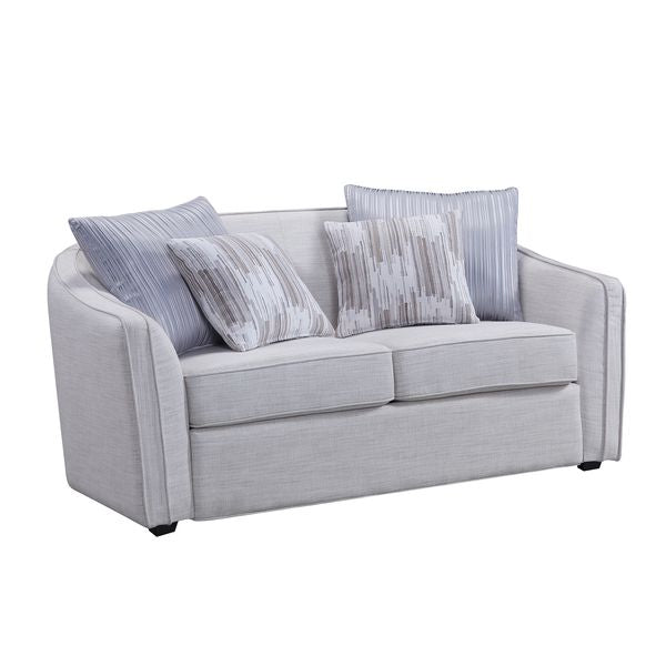 ACME Mahler Beige Linen Loveseat Model LV00486 - MONAVILLA
