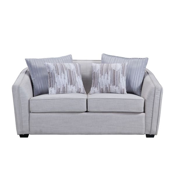 ACME Mahler Beige Linen Loveseat Model LV00486 - MONAVILLA