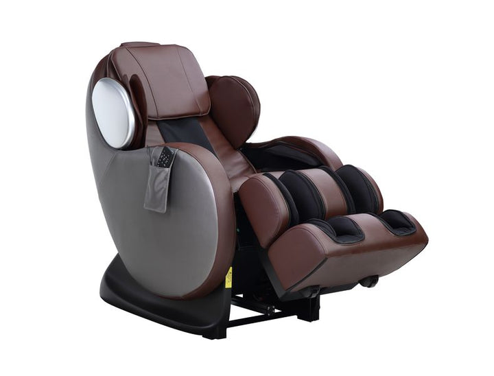 ACME Pacari Chocolate PU Massage Chair Model LV00569 - MONAVILLA