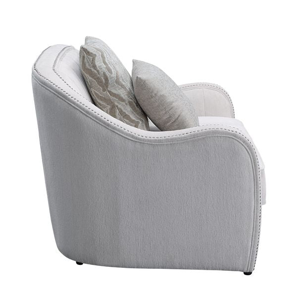 ACME Mahler Beige Linen Loveseat Model LV00579 - MONAVILLA