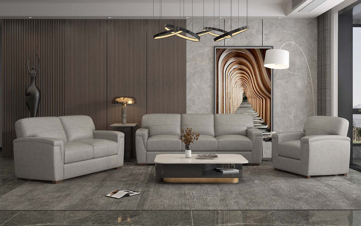 ACME Cornelia Beige Leather Loveseat Model LV01297 - MONAVILLA