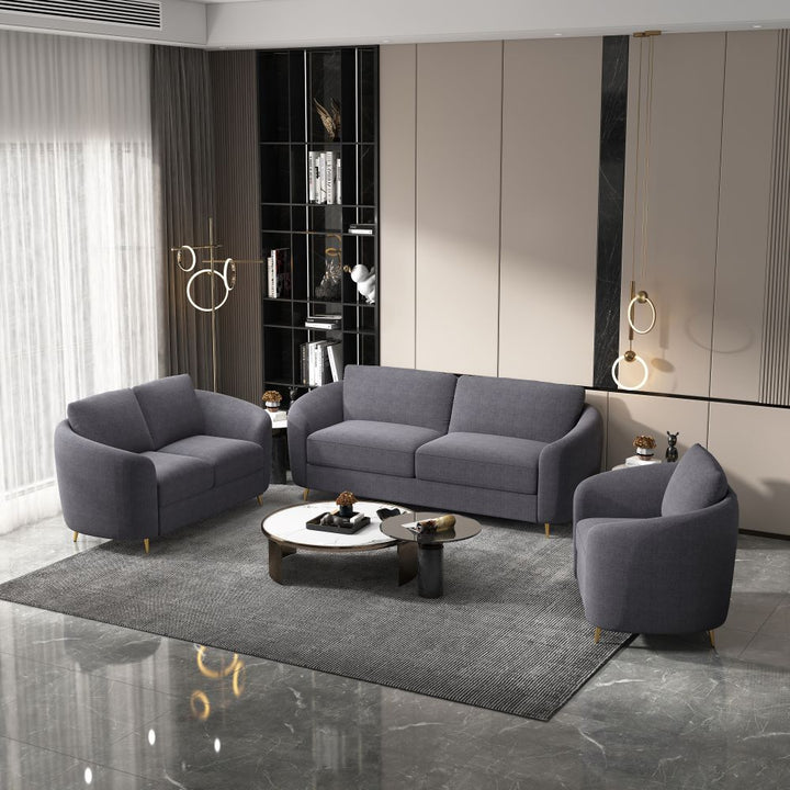 ACME Yuina Gray Linen Yuina Chair Model LV01773 - MONAVILLA