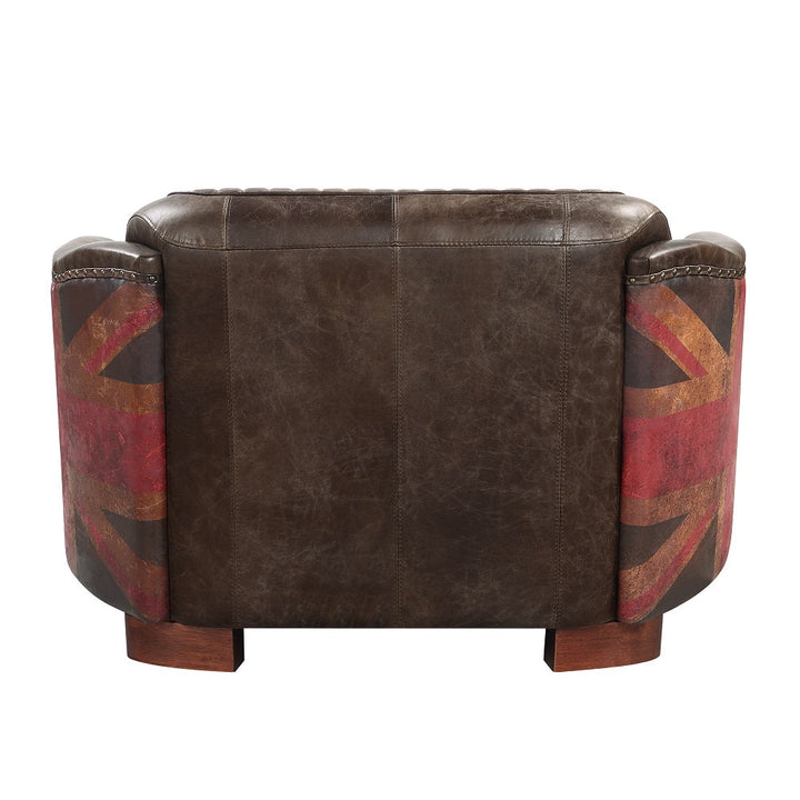 ACME Brancaster Antique Slate Top Grain Leather Brancaster Loveseat Model LV01810 - MONAVILLA