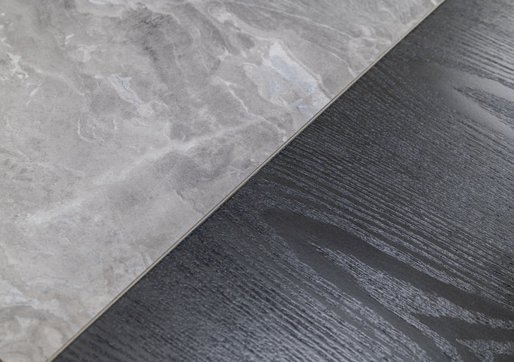 Nova Domus Maranello Modern Grey Wash & Faux Marble Dresser - MONAVILLA