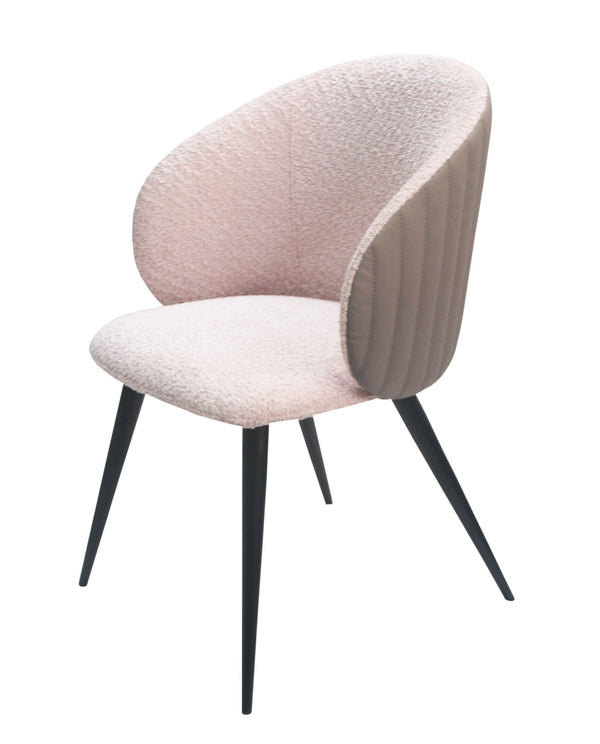 Modrest Marnie Contemporary Gray & Cream Dining Chair - MONAVILLA