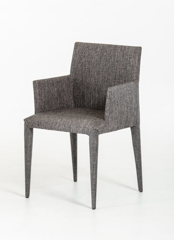 Modrest Medford Modern Grey Fabric Dining Chair - MONAVILLA