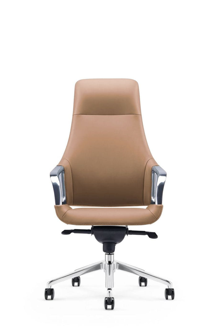 Modrest Merlo Modern Brown High Back Executive Office Chair - MONAVILLA