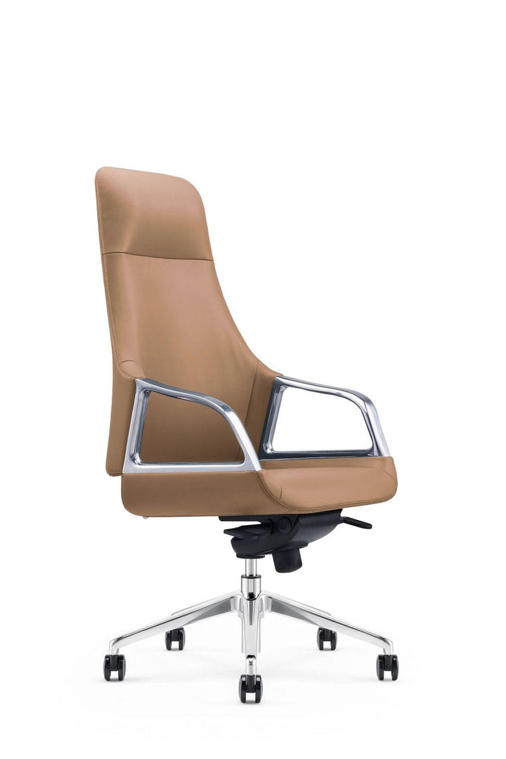 Modrest Merlo Modern Brown High Back Executive Office Chair - MONAVILLA