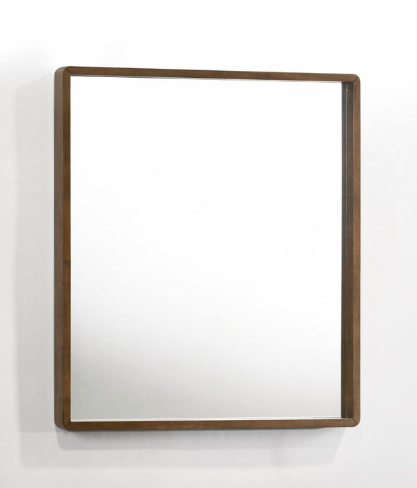 Nova Domus Metcalf Mid Century Walnut Mirror - MONAVILLA