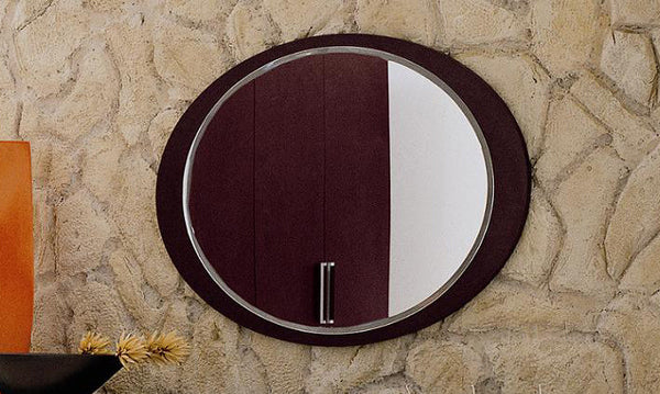 Miss Italia Italian Modern Wenge Mirror - MONAVILLA
