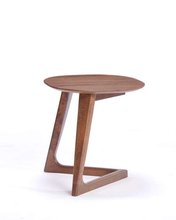 Modrest Jett Modern Walnut End Table - MONAVILLA