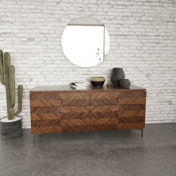 Modrest Paula Mid Century Walnut Dresser - MONAVILLA