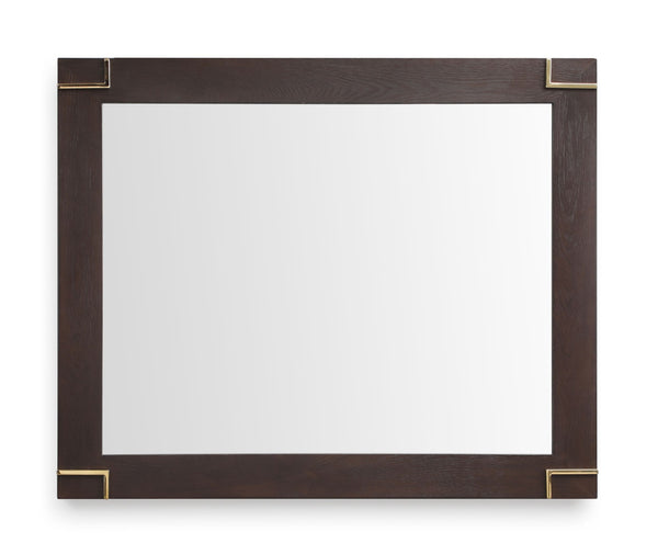Modrest Moontide Modern Smoked Ash & Gold Mirror - MONAVILLA