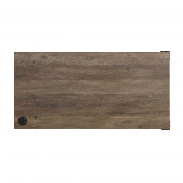 ACME Zakwani Rustic Oak & Black Finish Writing Desk Model OF00010 - MONAVILLA