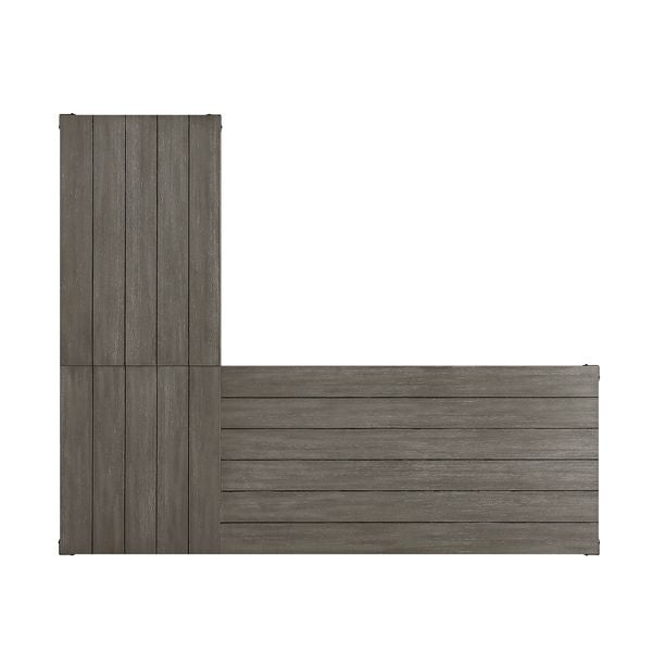 ACME Talmar Weathered Gray Finish Writing Desk Model OF00054 - MONAVILLA