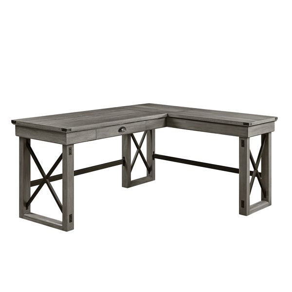 ACME Talmar Weathered Gray Finish Writing Desk Model OF00054 - MONAVILLA