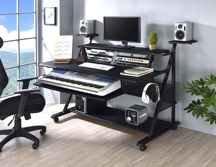 ACME Willow Black Finish Music Desk Model OF00989 - MONAVILLA