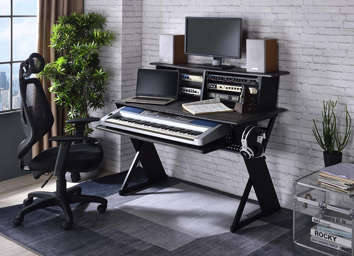 ACME Annette Black Finish Music Desk Model OF00991 - MONAVILLA